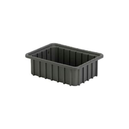 Lewisbins LEWISBins Divider Box DC1035 10-13 x 8-5 x 3-1/2, Gray, PK8 DC1035  Grey